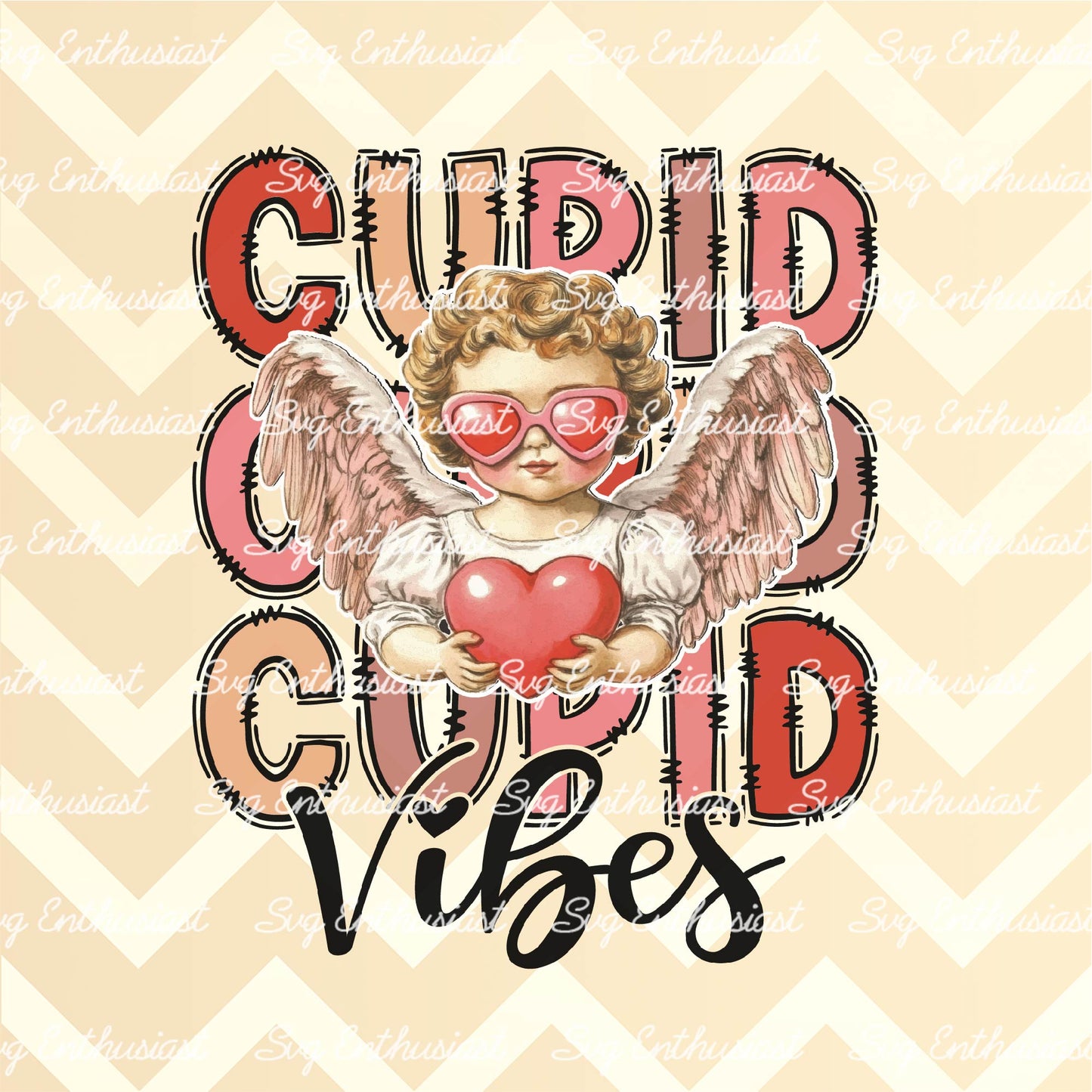 Cupid vibes PNG sublimation
