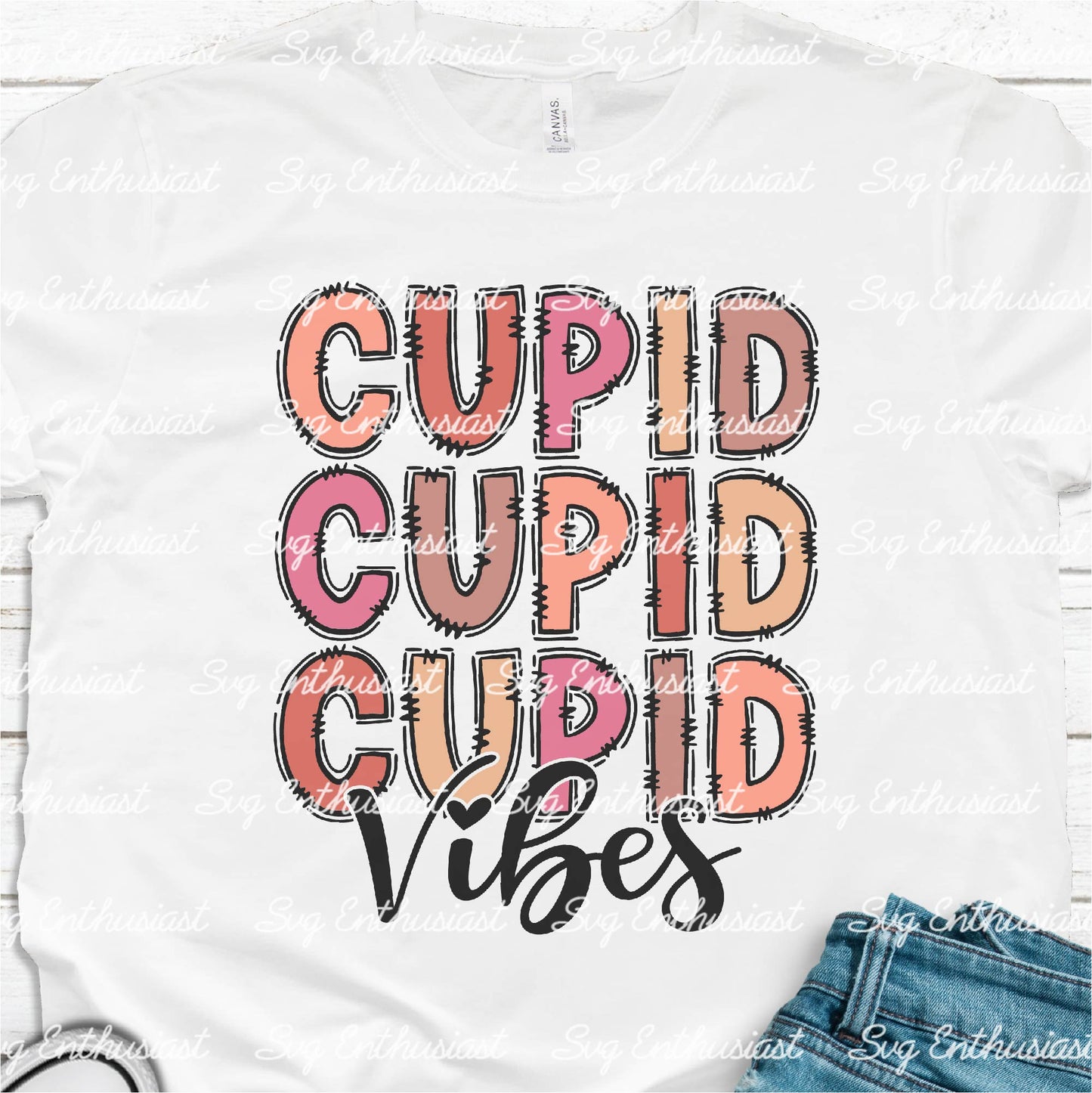 Cupid vibes SVG PNG DXF
