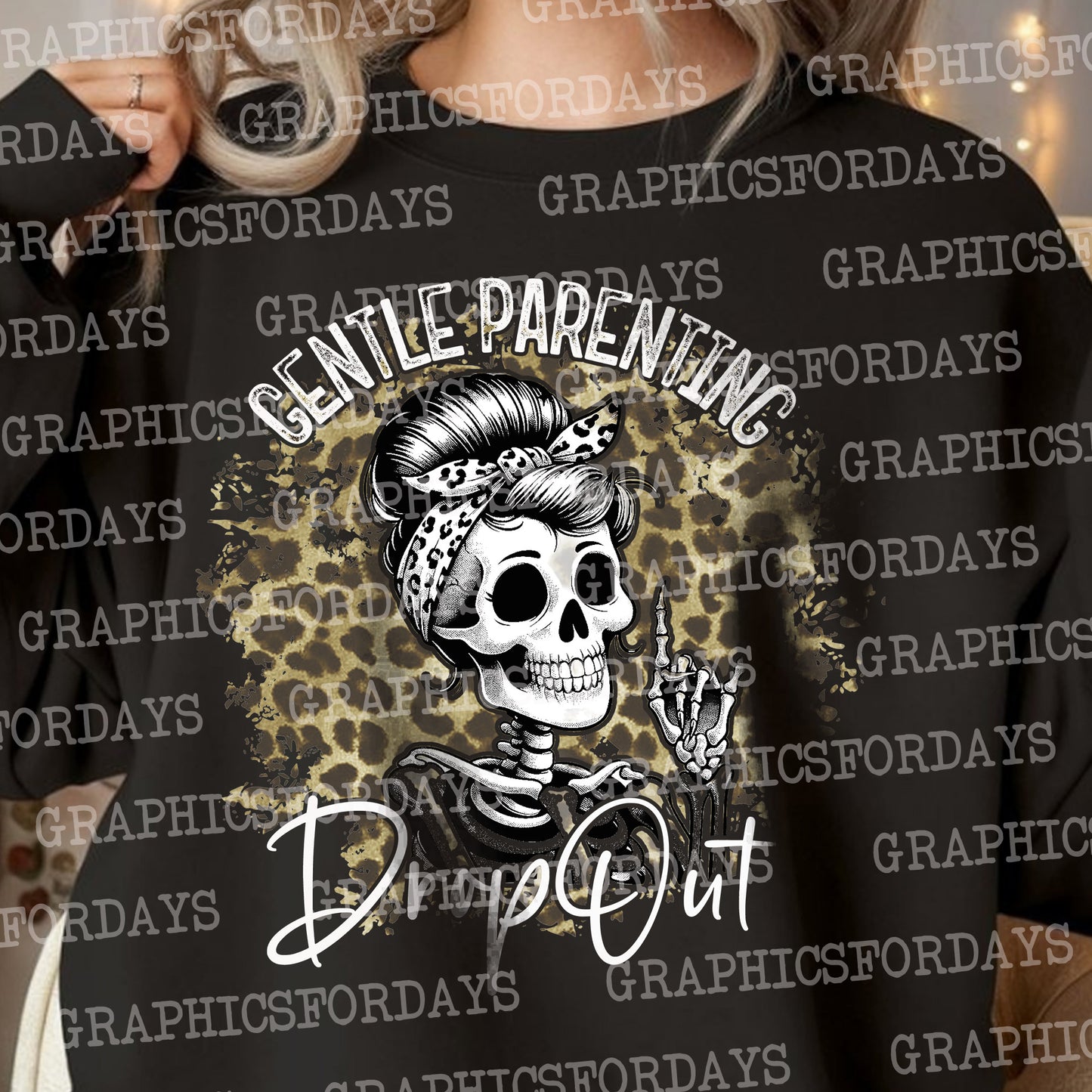 Gentle parenting Dropout PNG sublimation file