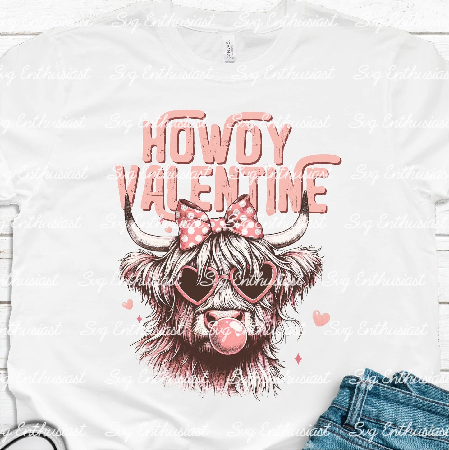 Howdy valentine PNG sublimation