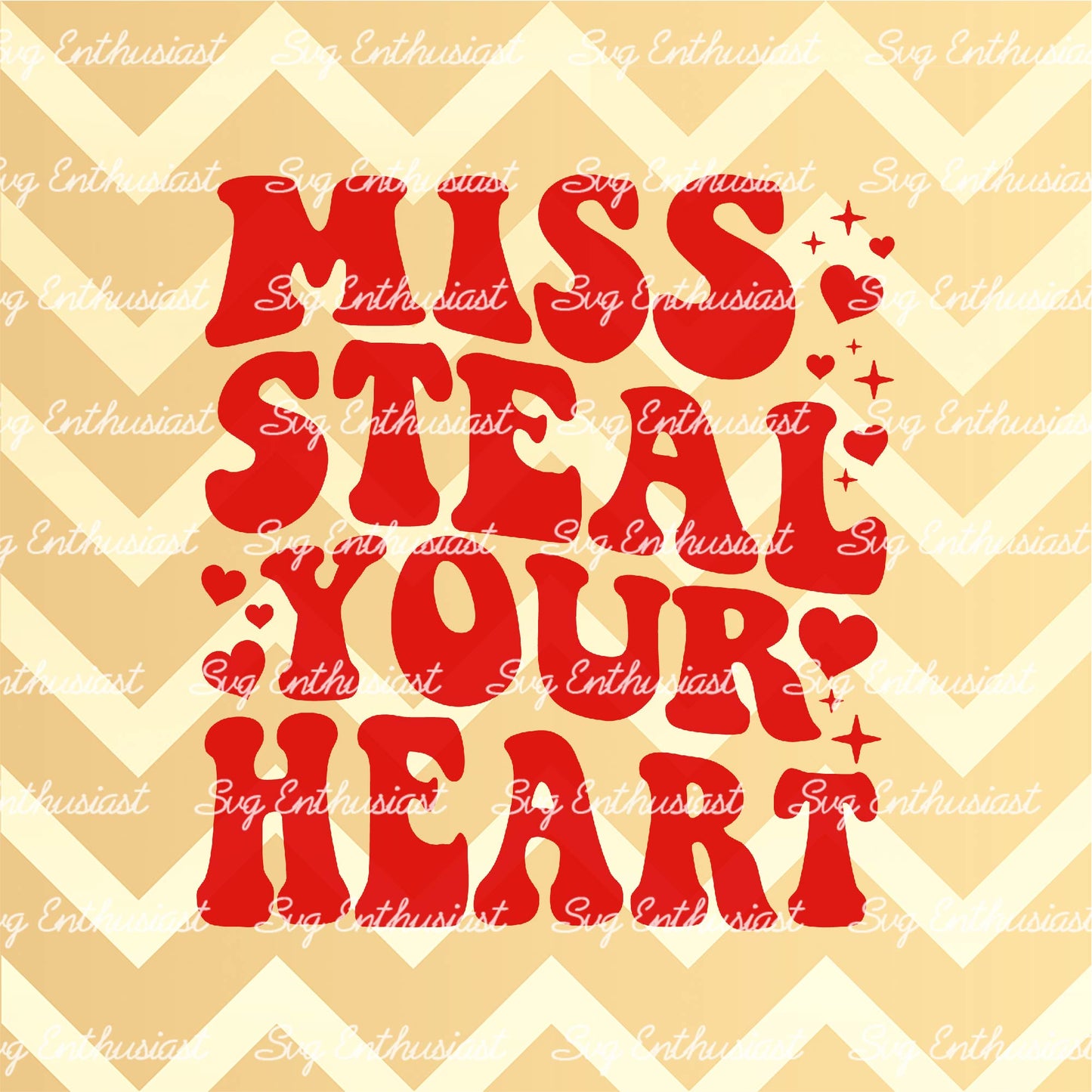 Miss steal your heart SVG PNG DXF
