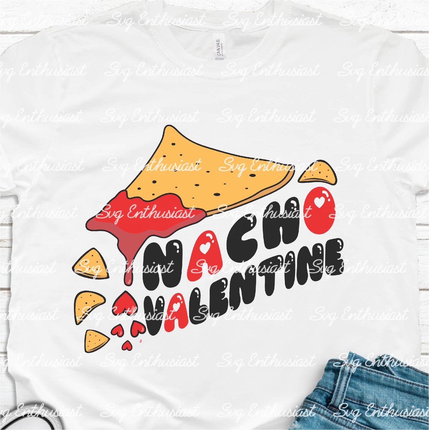 Nacho valentine SVG PNG DXF