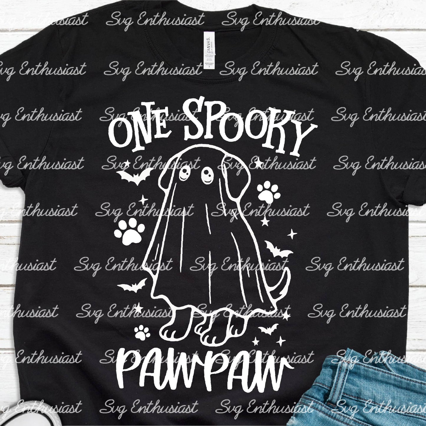 One spooky pawpaw SVG PNG DXF