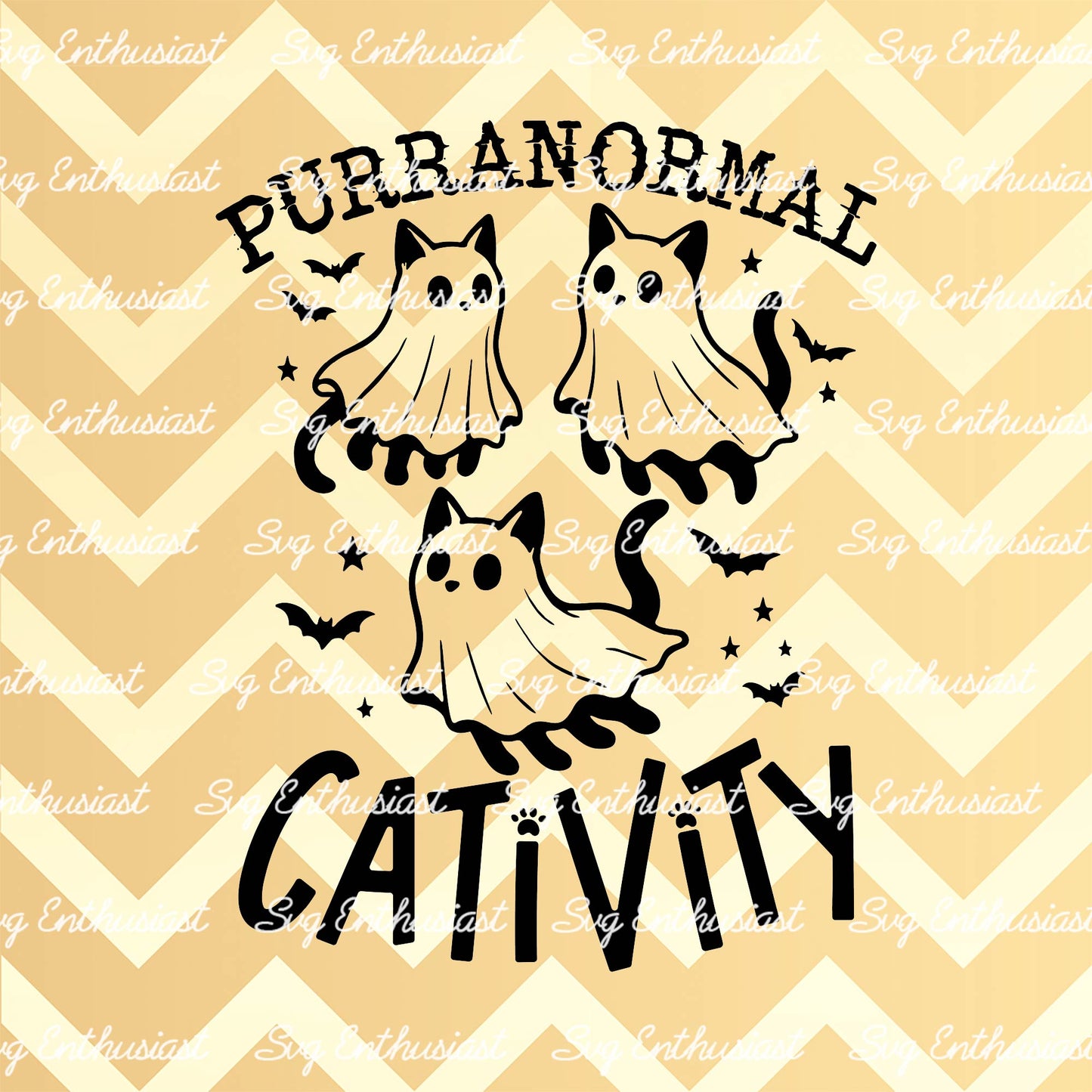 Purranormal cativity SVG PNG DXF