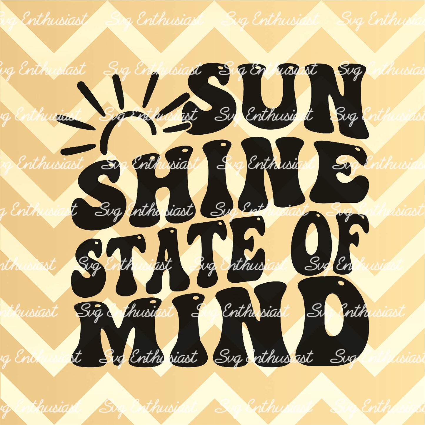 Sunshine state of mind SVG PNG DXF