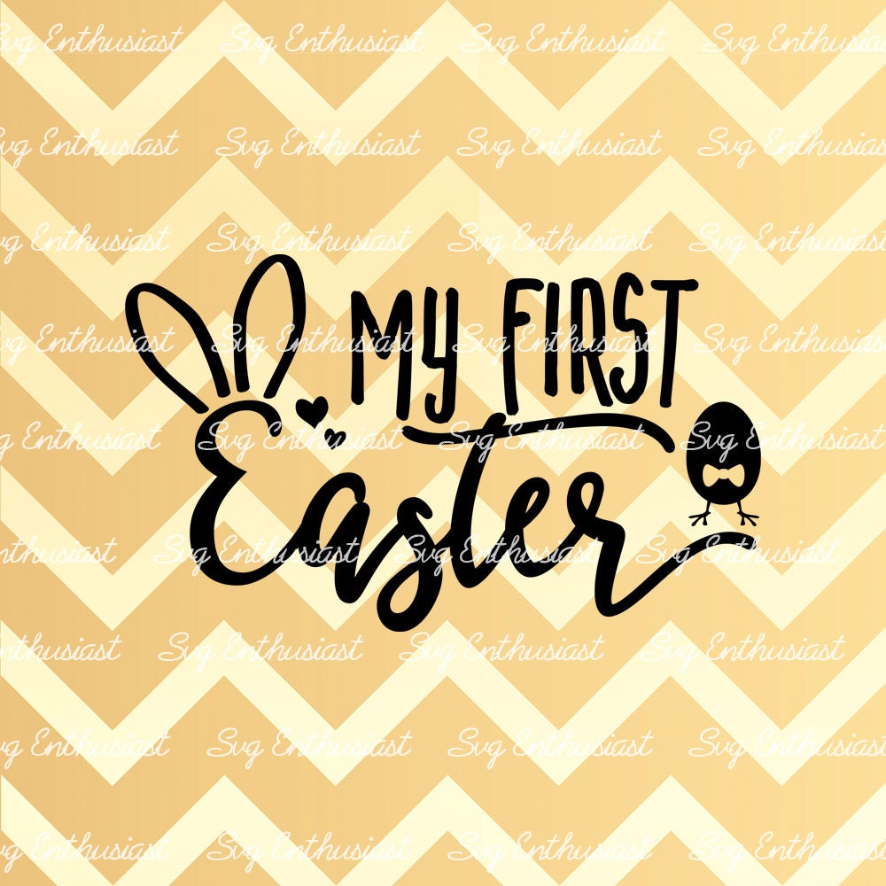 My first Easter SVG PNG DXF