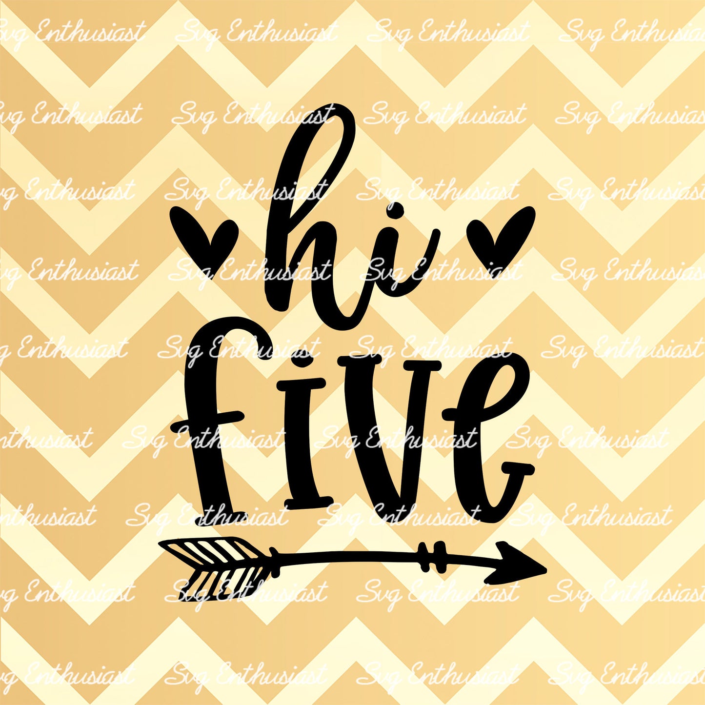 Hi five SVG PNG DXF