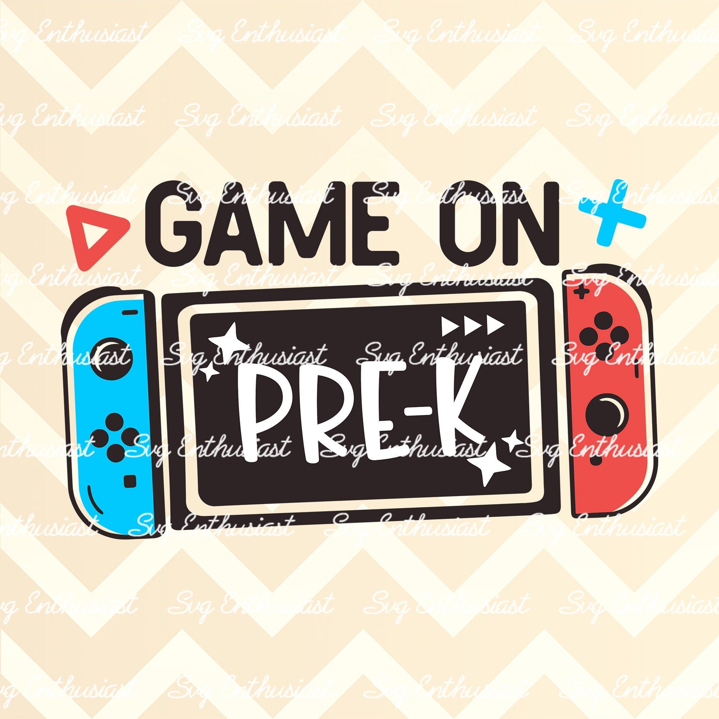 Game on Pre-K SVG PNG DXF