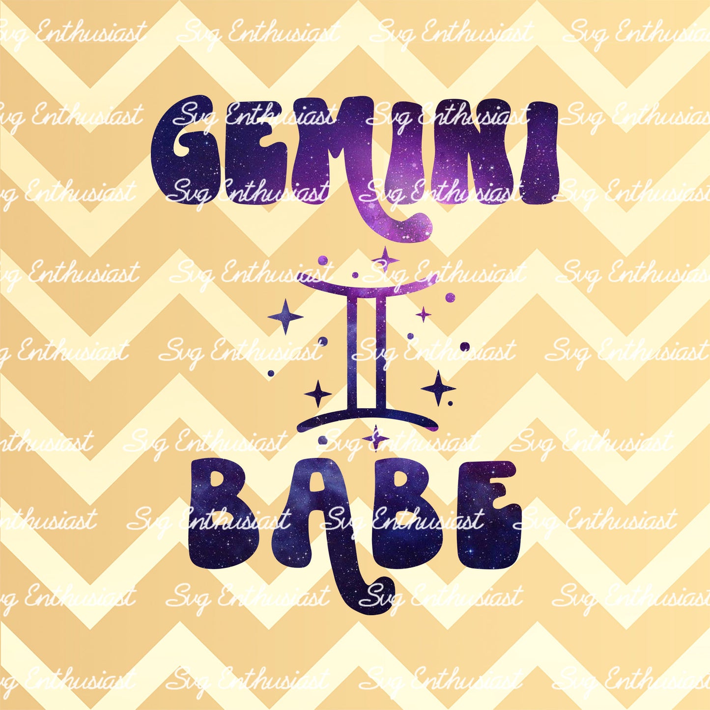Gemini babe SVG PNG DXF