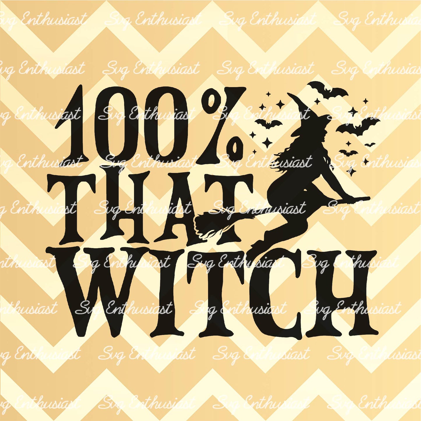 100% that witch SVG PNG DXF