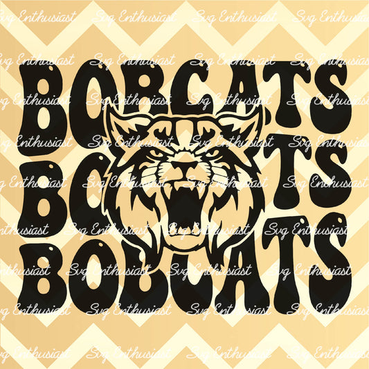 Bobcats SVG PNG DXF