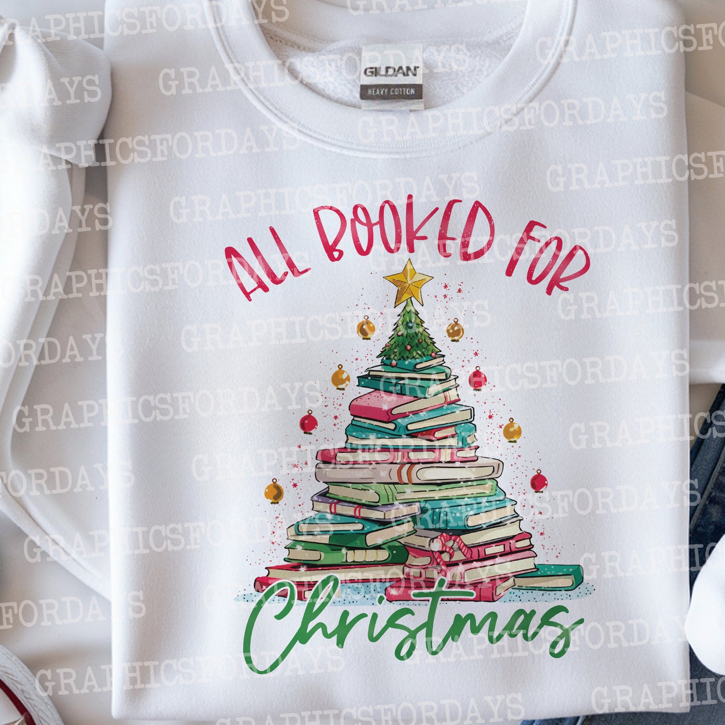 All booked for Christmas PNG sublimation file