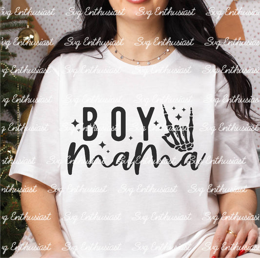 Boy mama SVG PNG DXF
