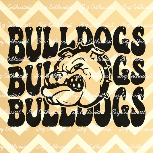 Bulldogs SVG PNG DXF