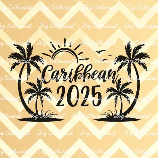 Caribbean 2025 SVG PNG DXF