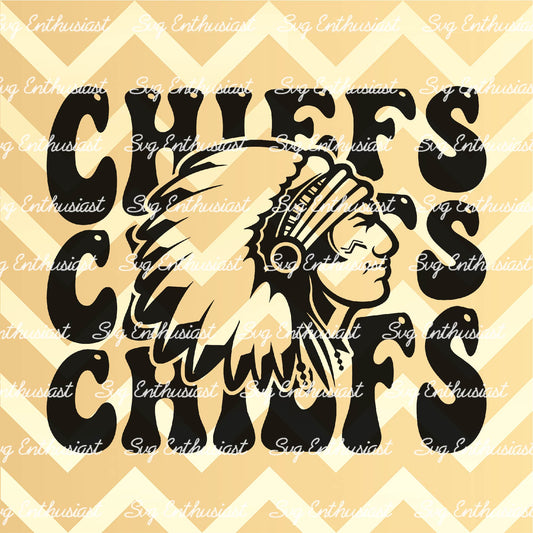 Chiefs SVG PNG DXF