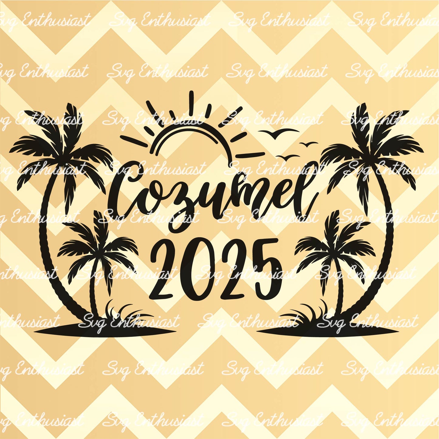 Cozumel 2025 SVG PNG DXF