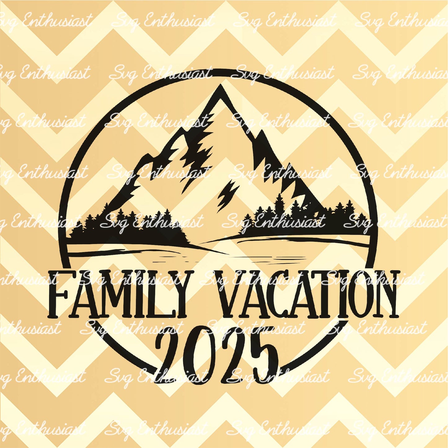 Family vacation 2025 SVG PNG DXF