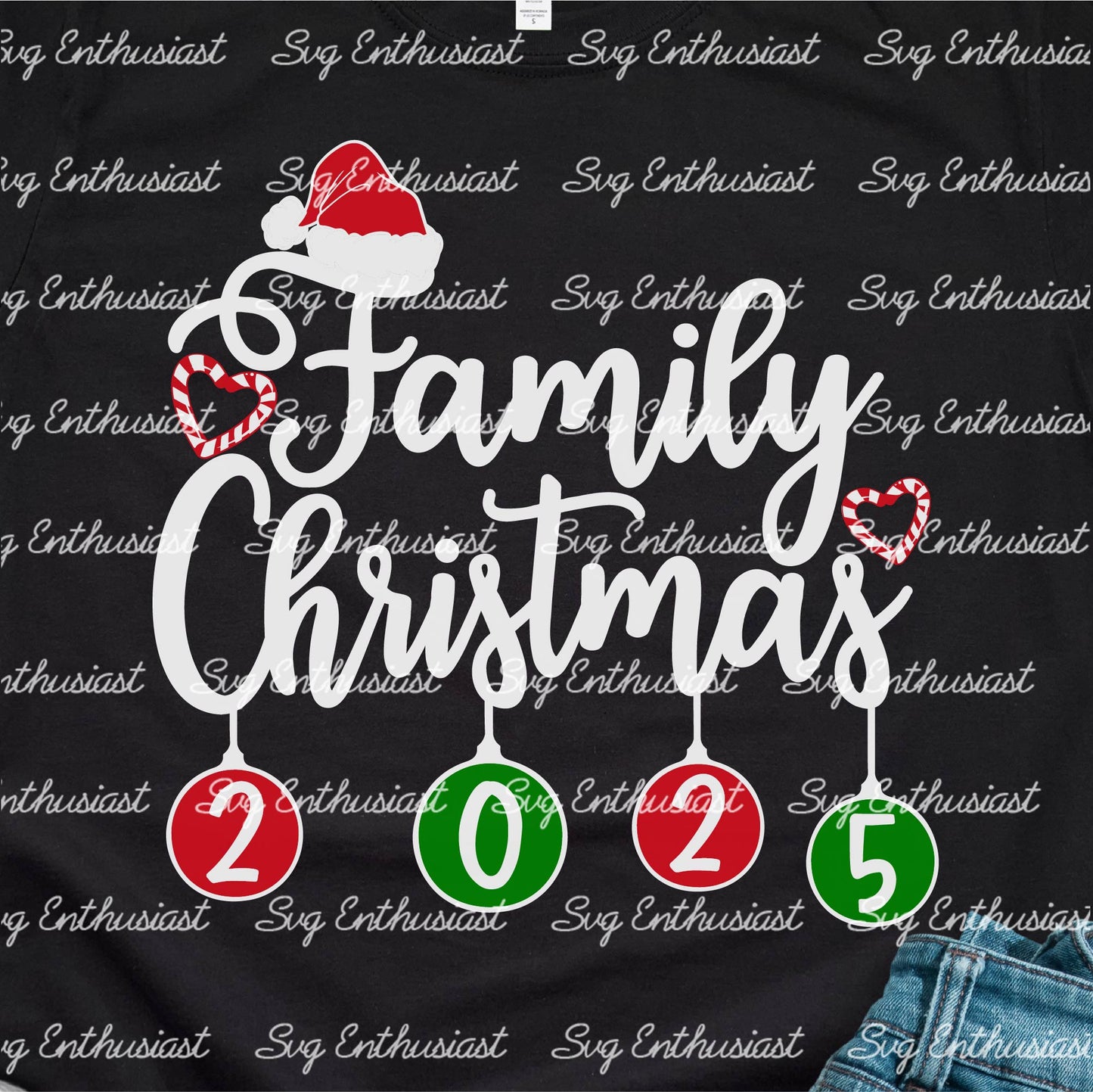 Family Christmas 2025 SVG PNG DXF