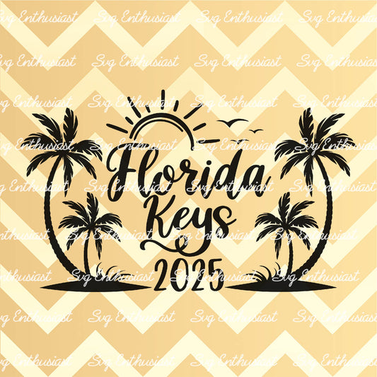 Florida Keys 2025 SVG PNG DXF