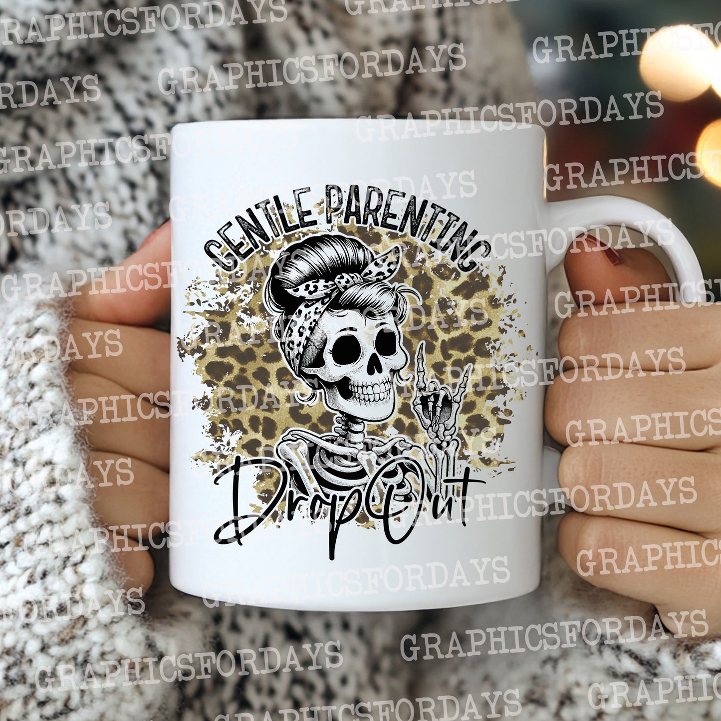 Gentle parenting Dropout PNG sublimation file