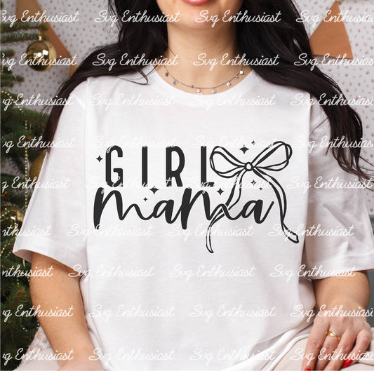 Girl mama SVG PNG DXF