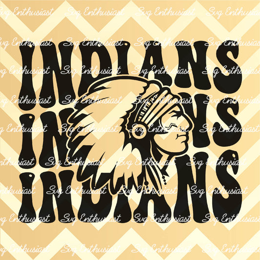 Indians SVG PNG DXF