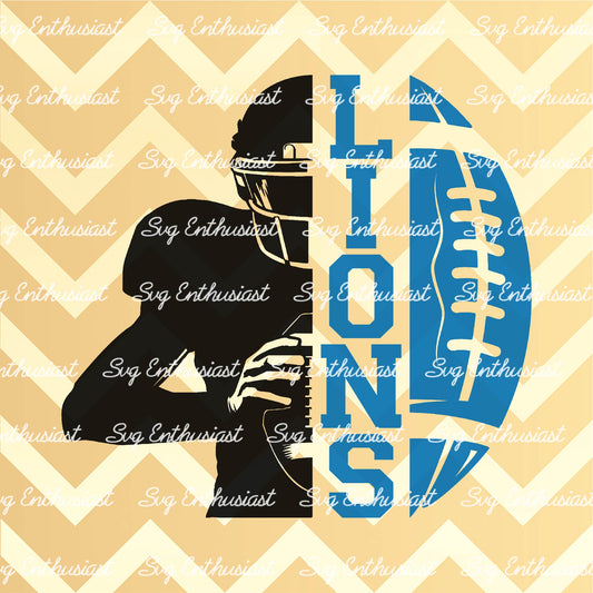 Lions SVG PNG DXF