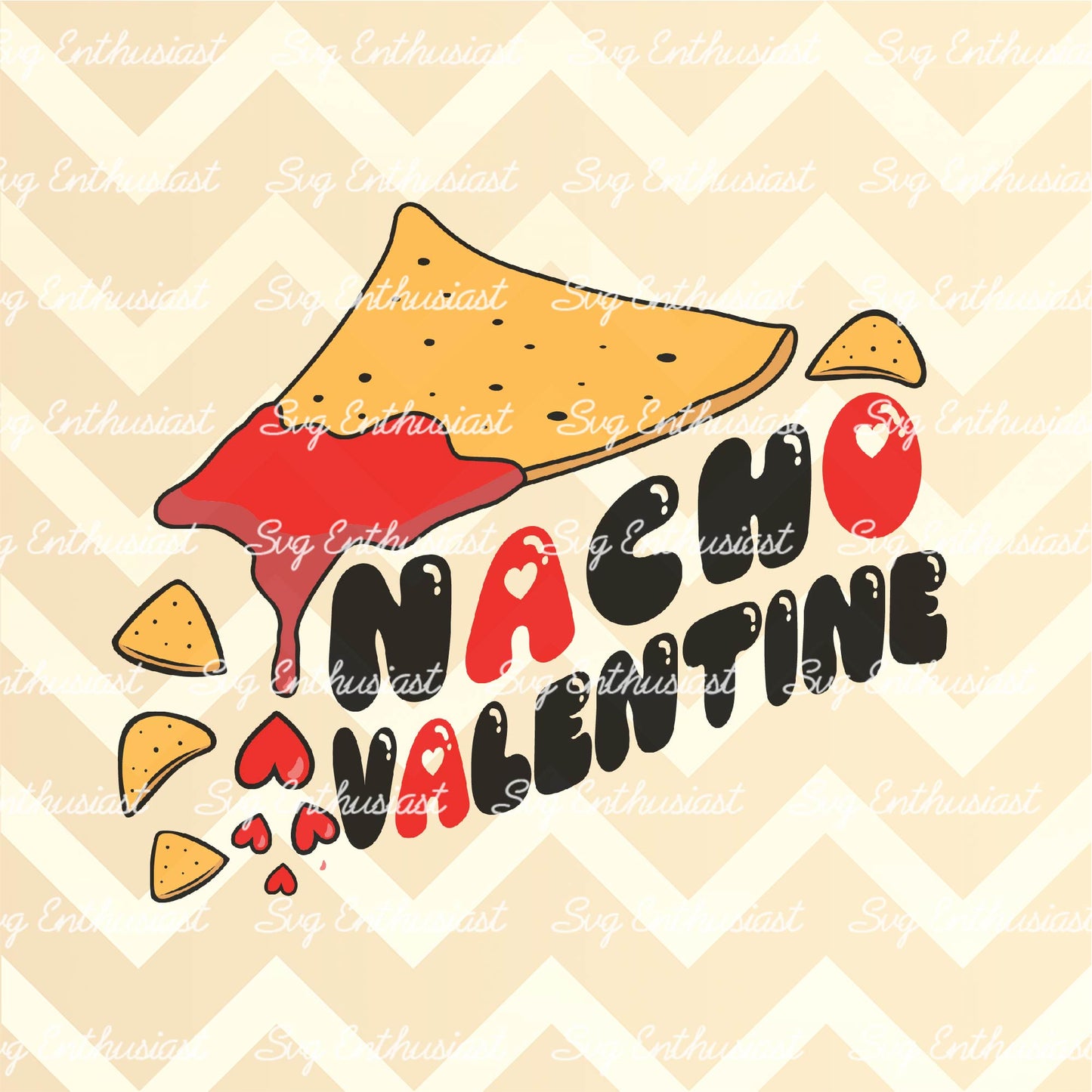 Nacho valentine SVG PNG DXF