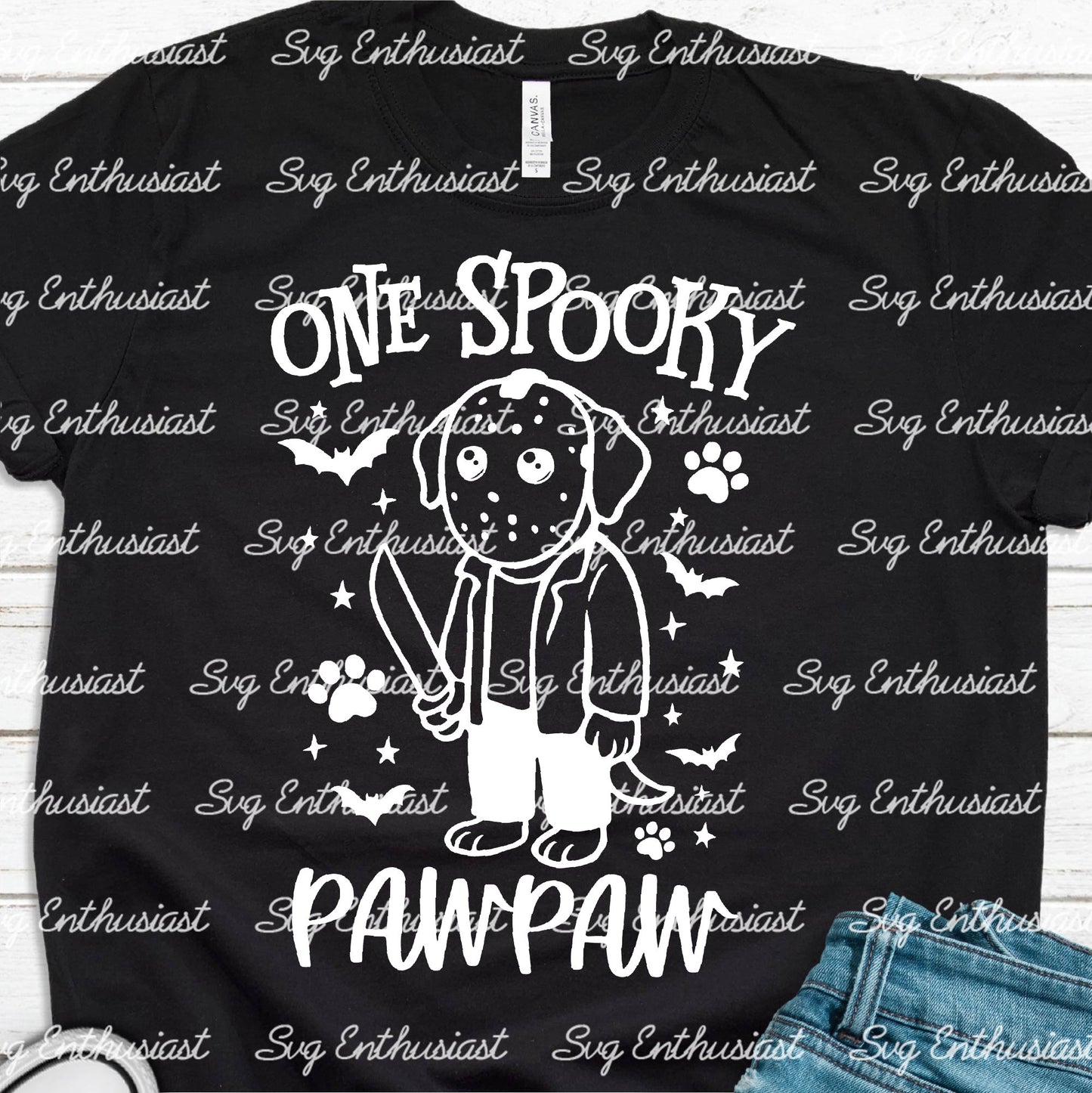 One spooky pawpaw SVG PNG DXF