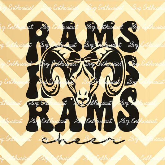 Rams SVG PNG DXF