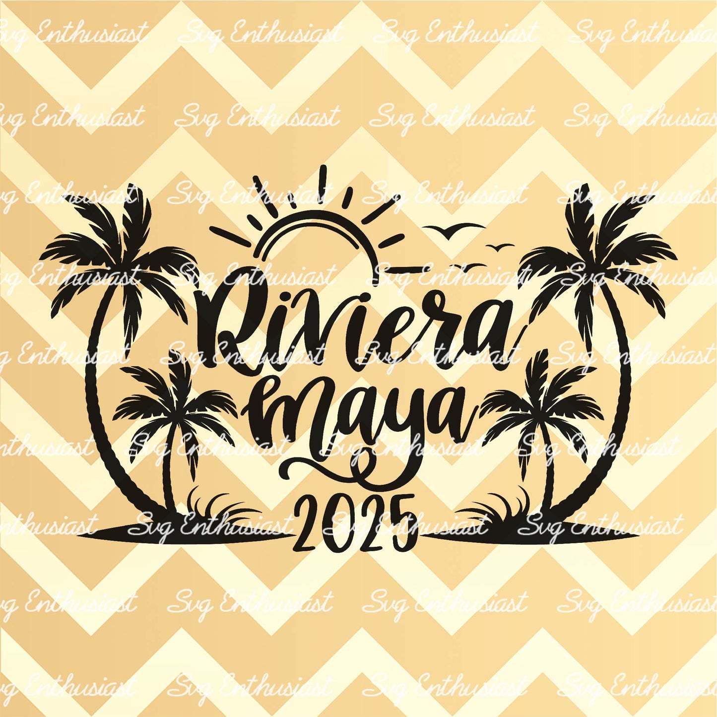 Riviera Maya 2025 SVG PNG DXF