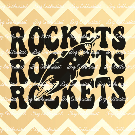 Rockets SVG PNG DXF