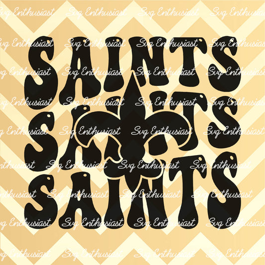 Saints SVG PNG DXF