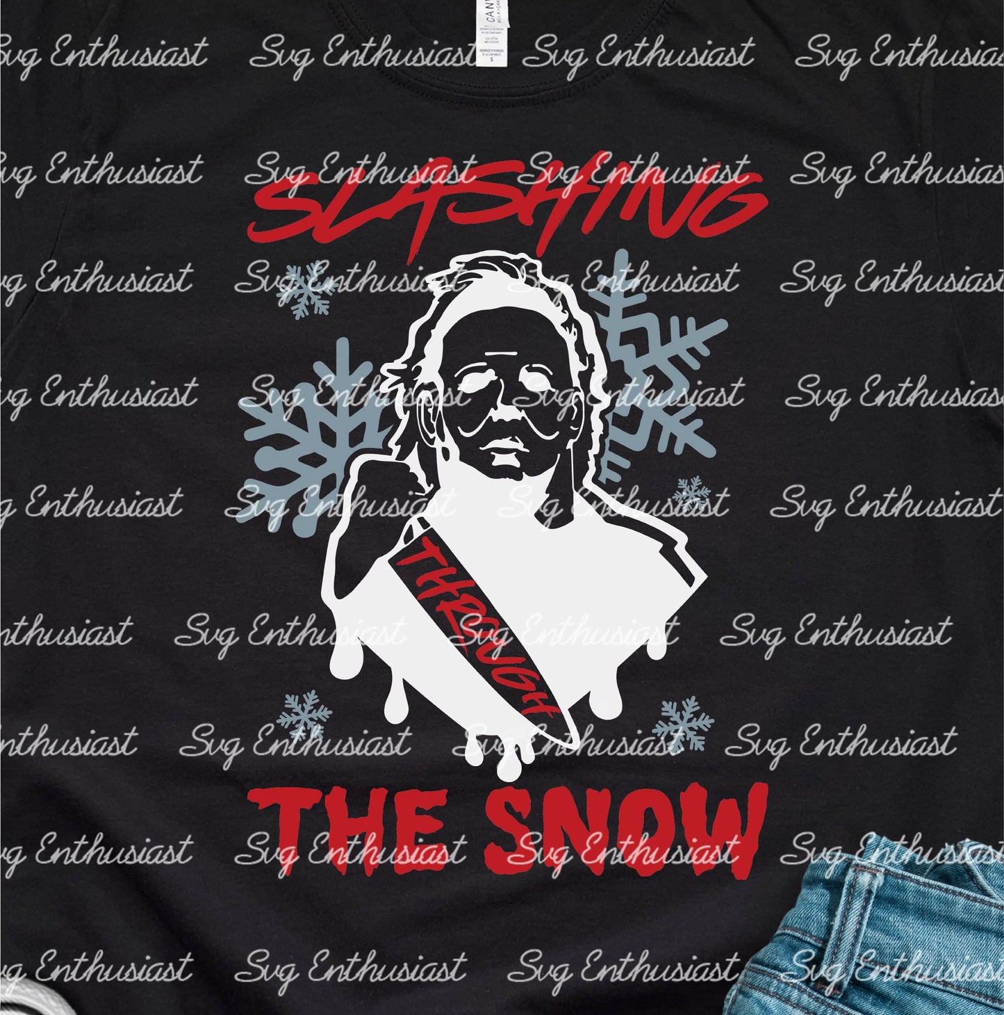 Slashing through the snow SVG PNG DXF