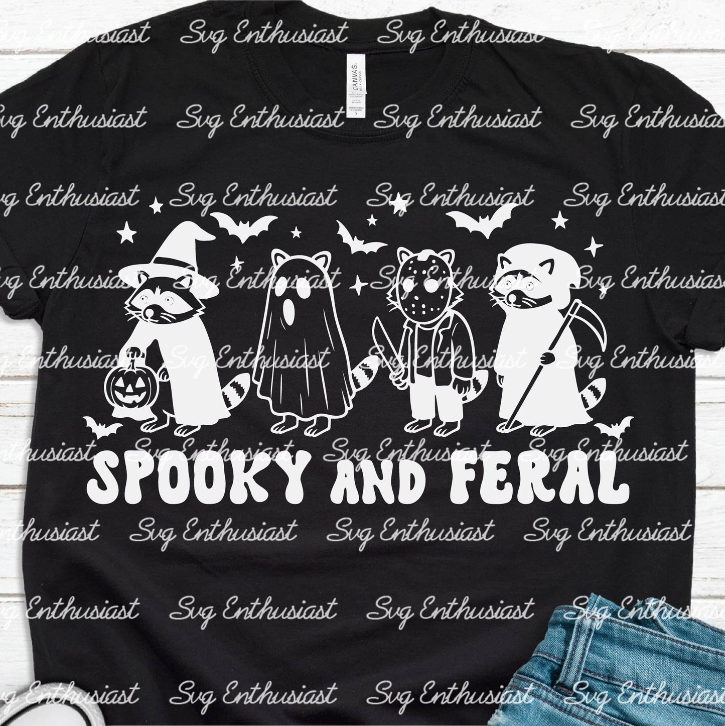 Spooky and feral SVG PNG DXF