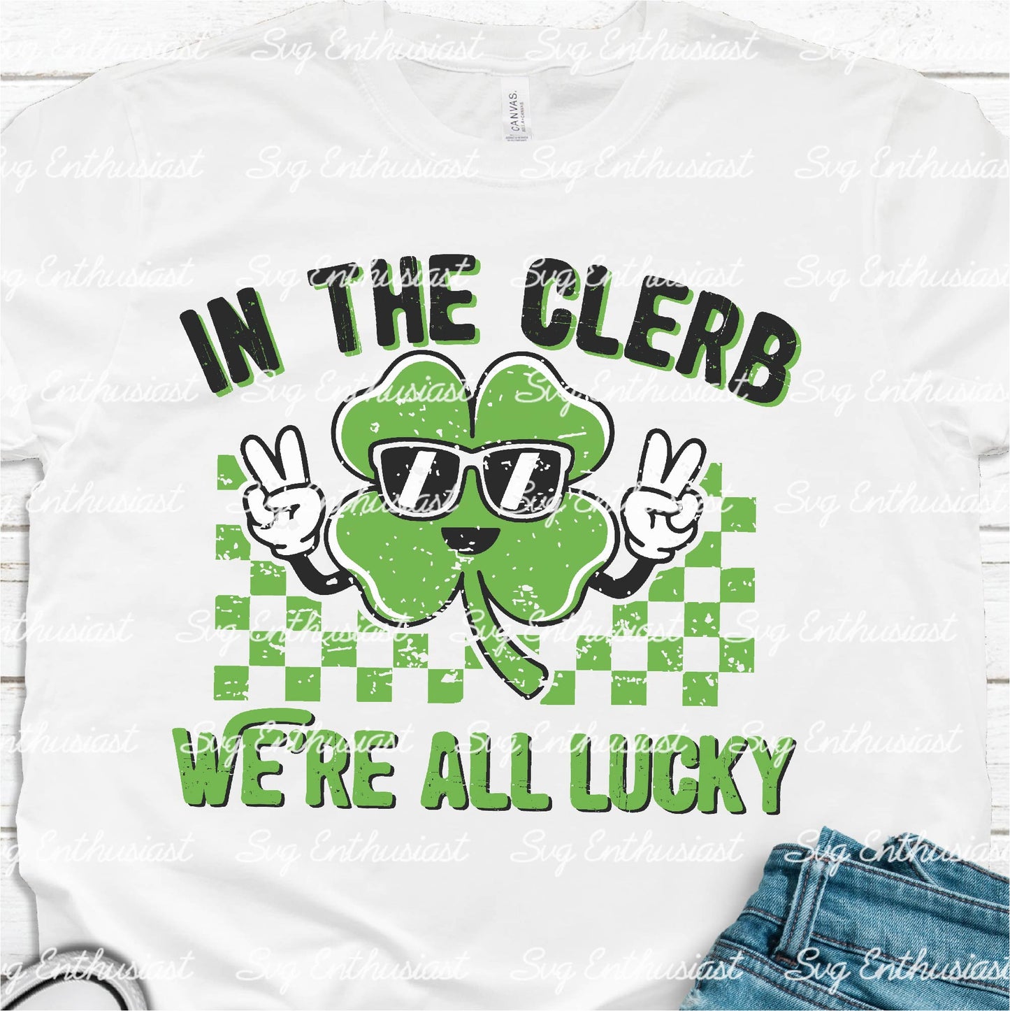 In the clerb we're all lucky PNG sublimation