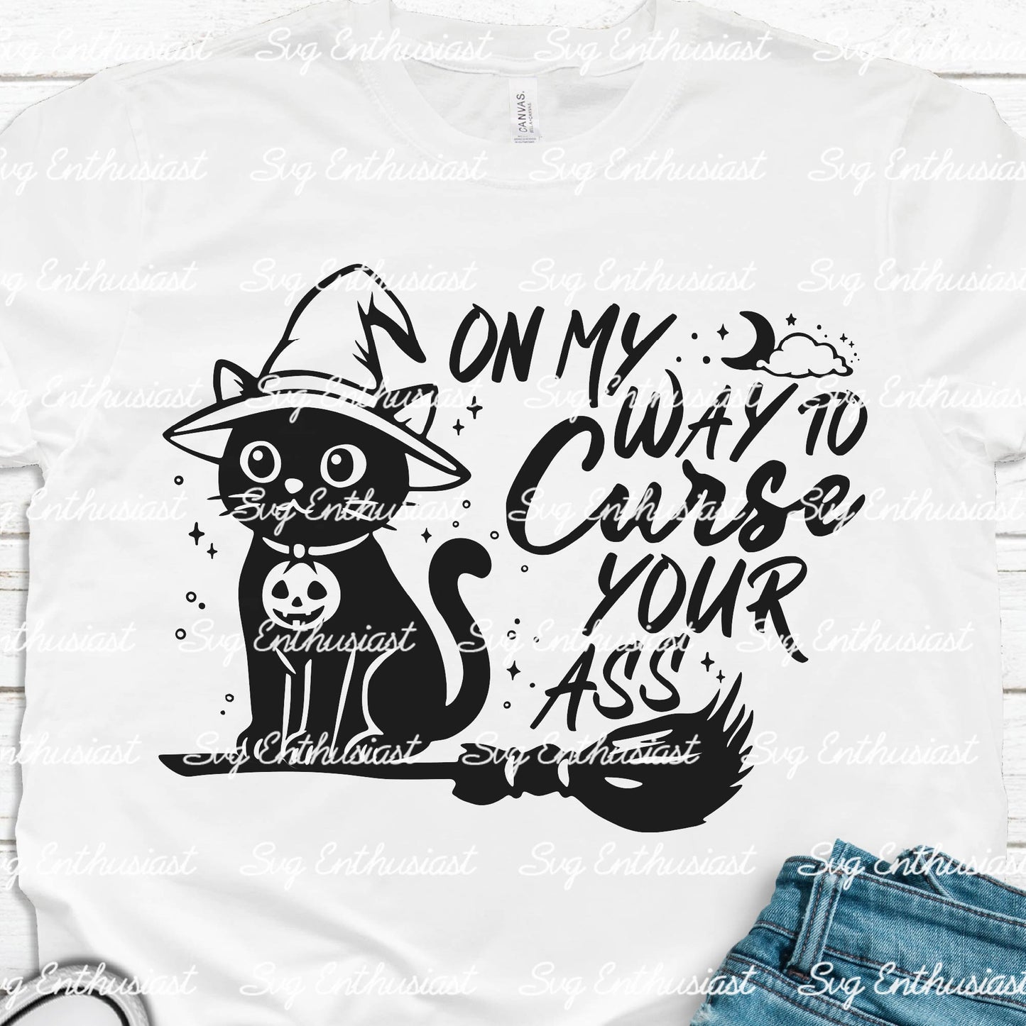 On my way to curse your ass SVG PNG DXF