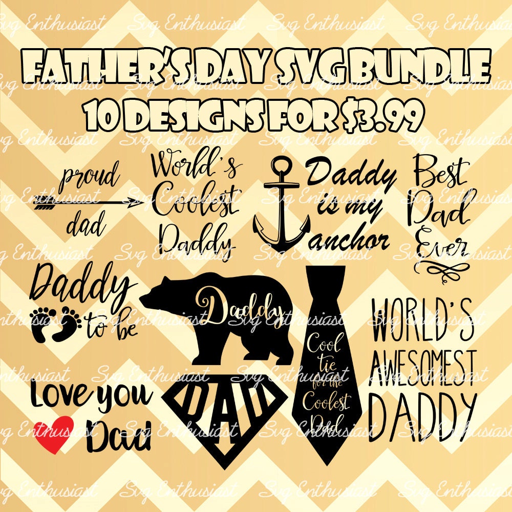 10 father's day SVG bundle