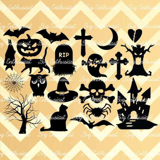 Halloween SVG PNG DXF bundle