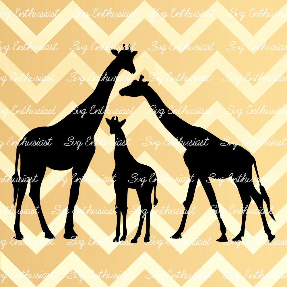 Giraffe silhouette SVG PNG DXF