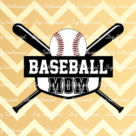 Baseball Mom SVG PNG DXF