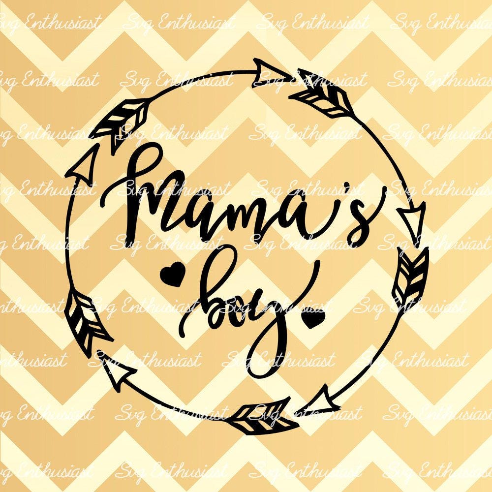 Mama's boy SVG PNG DXF