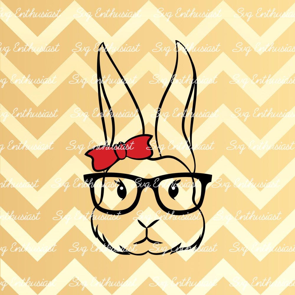 Cute bunny SVG PNG DXF