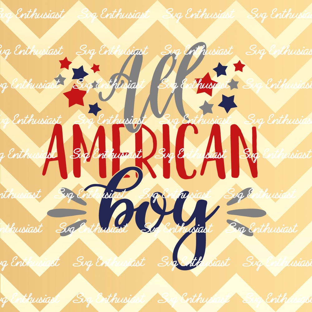 All American Boy SVG PNG DXF