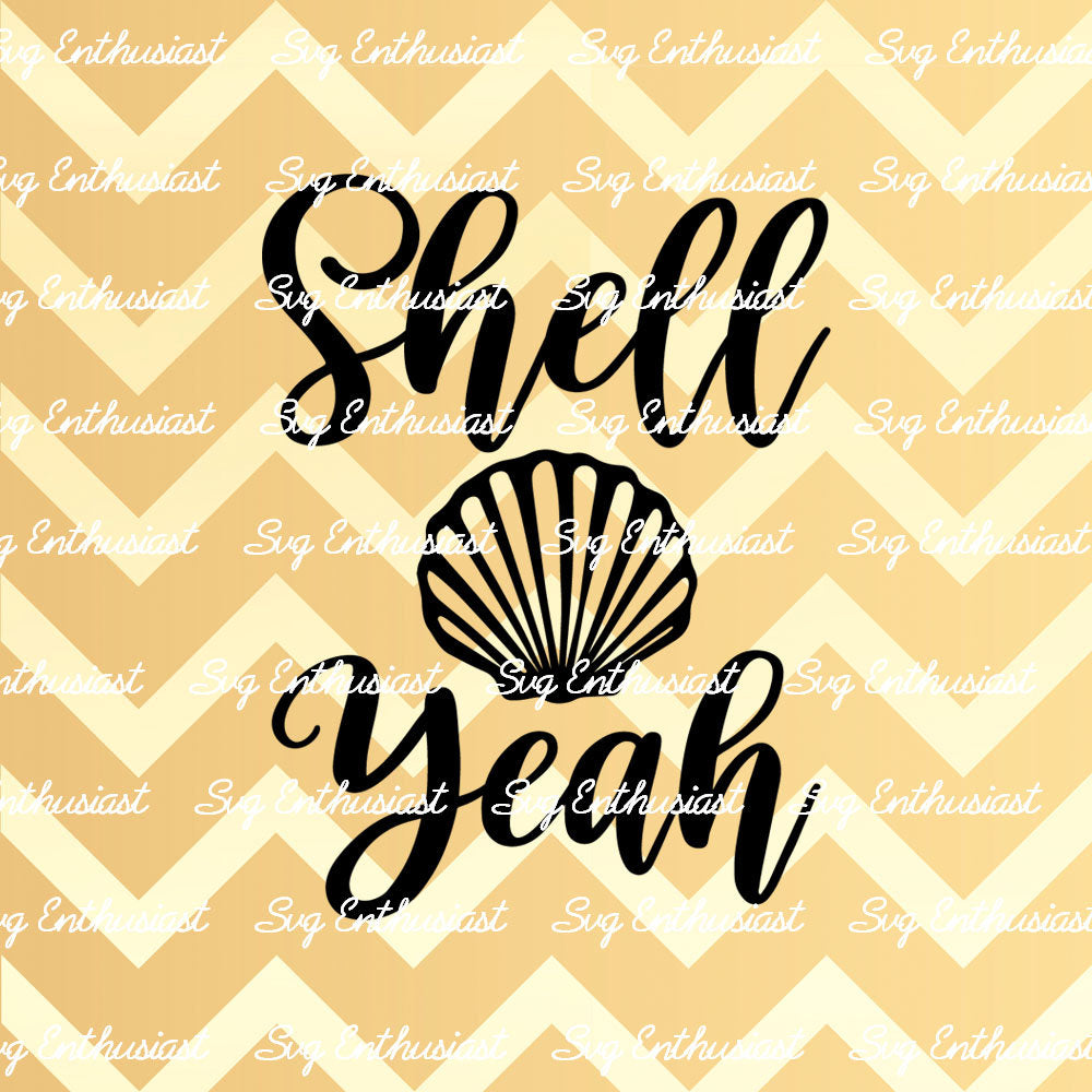 Shell Yeah SVG PNG DXF