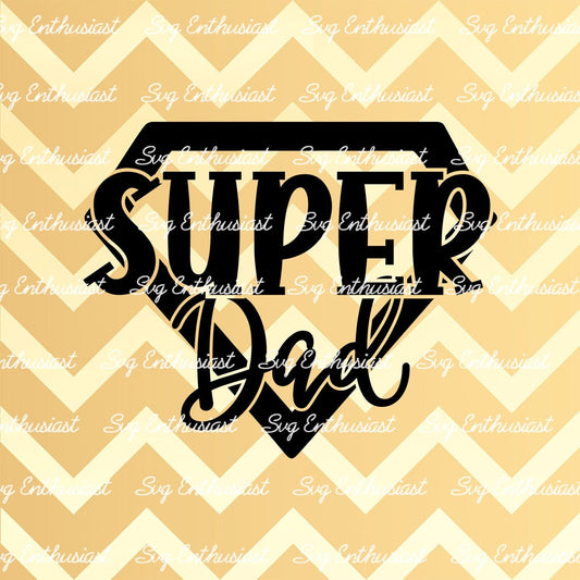 Super Dad SVG PNG DXF