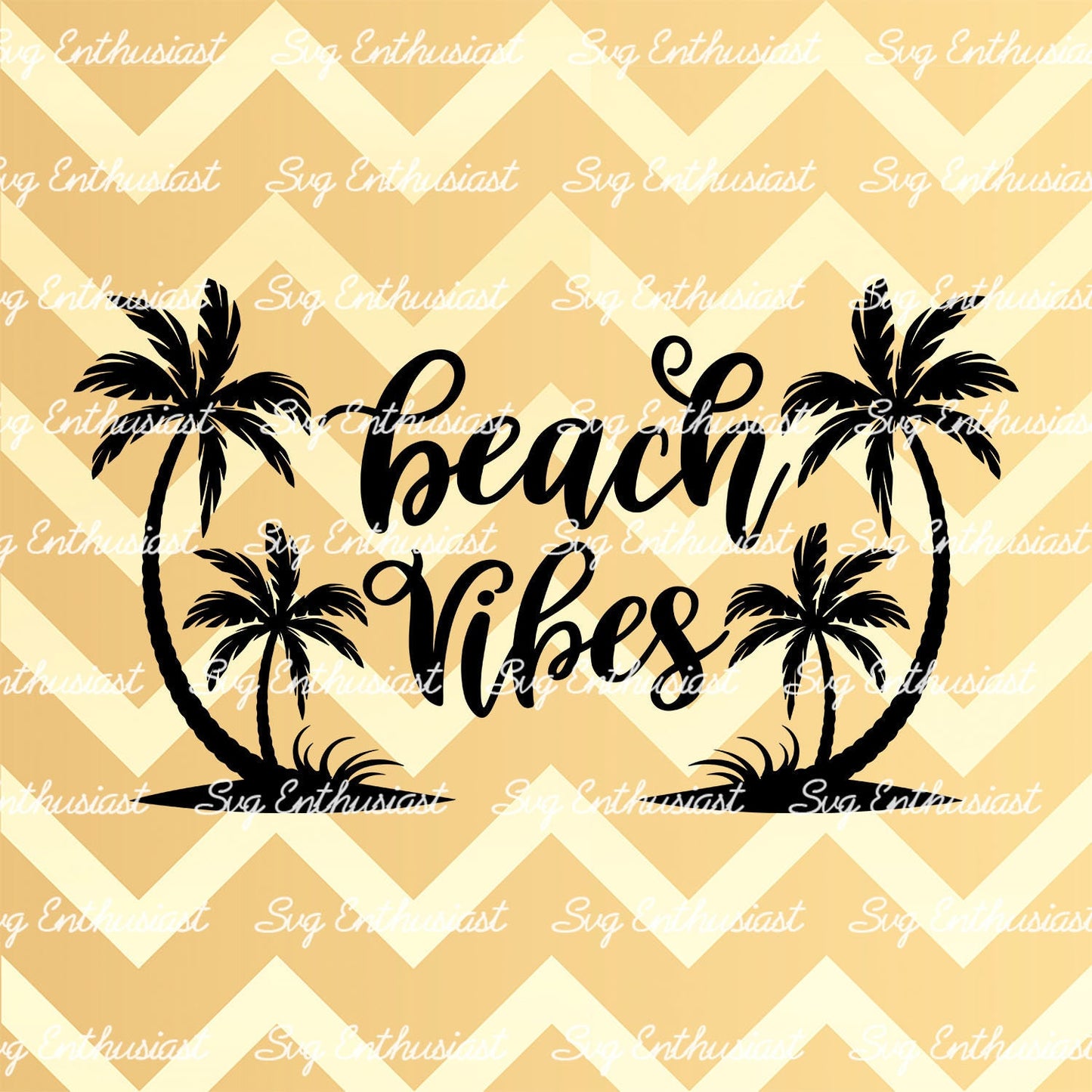 Beach vibes SVG PNG DXF