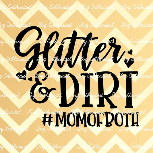 Glitter and dirt SVG PNG DXF