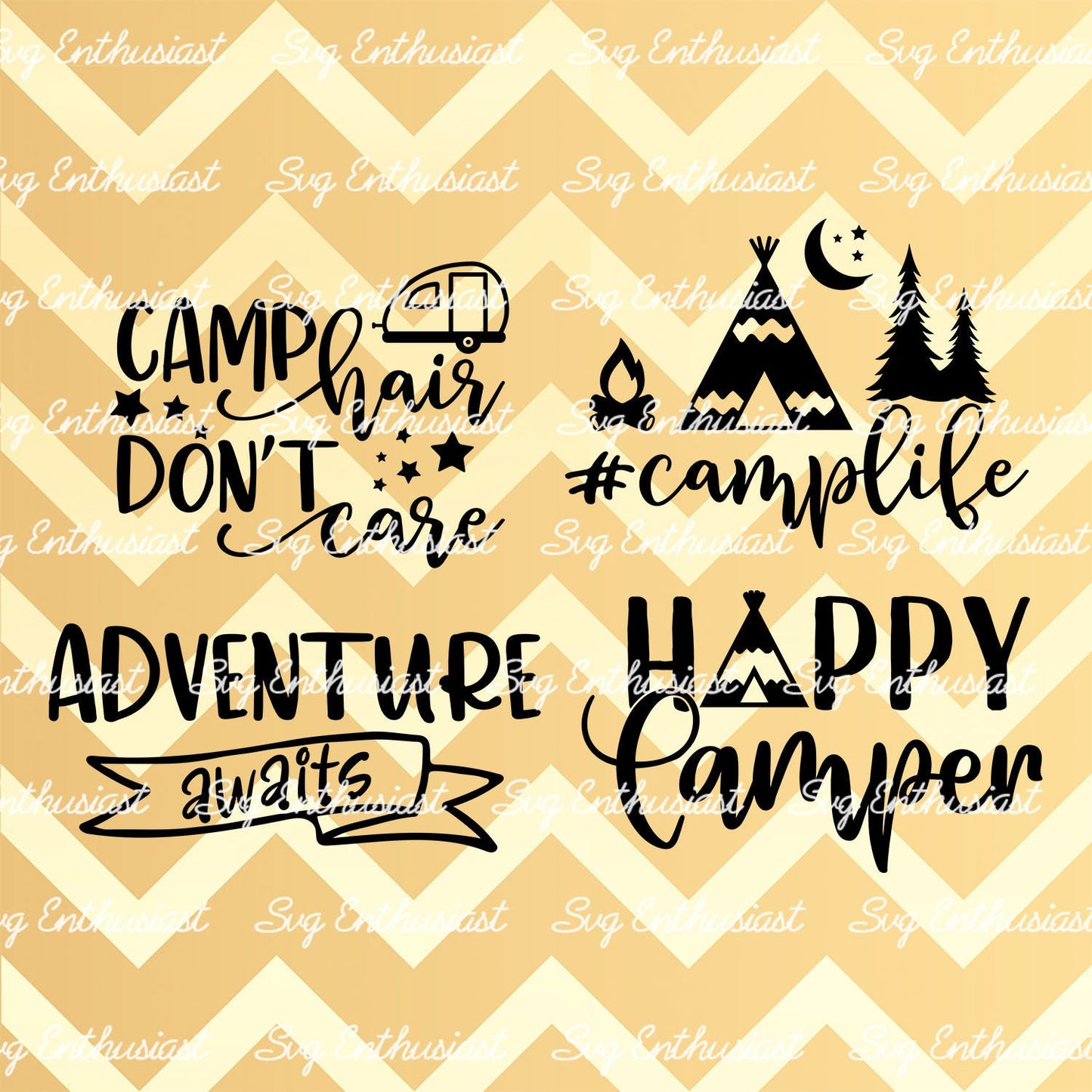 Camper bundle SVG PNG DXF